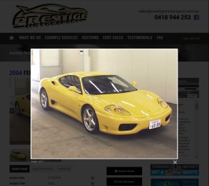 Japanese auction car example image