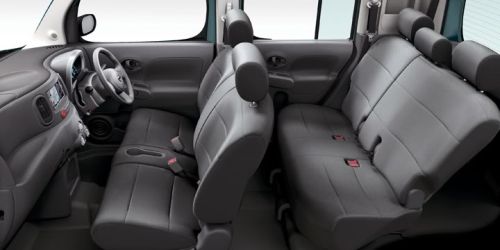 Nissan Cube Z11 seat configuration grey