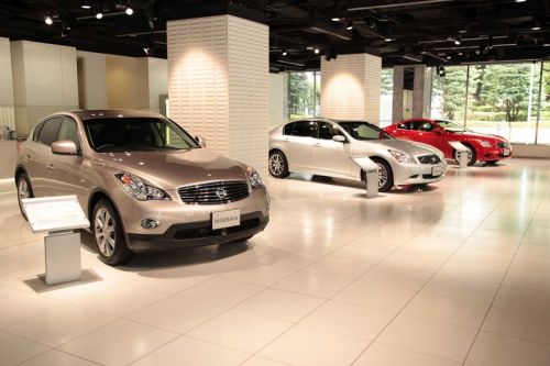 2009 Nissan Skyline Crossover showroom