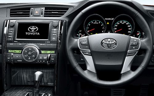 Toyota Mark X import interior steering wheel