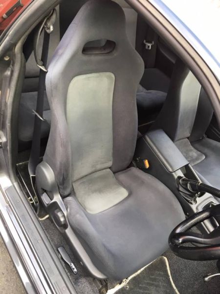 1993 Nissan Skyline R32 GTR grey driver seat