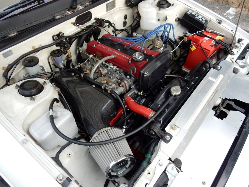 1985 Toyota Sprinter Treuno AE86 GT APEX engine