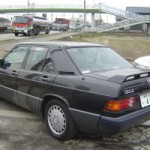 1989 Mercedes Benz 190E LTD rear