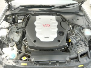 V35 coupe engine