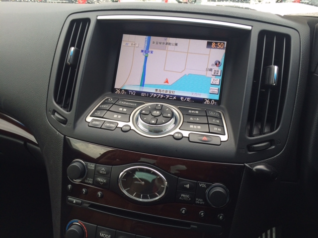 2011 Nissan Skyline V36 coupe 370GT Type SP TV navigation
