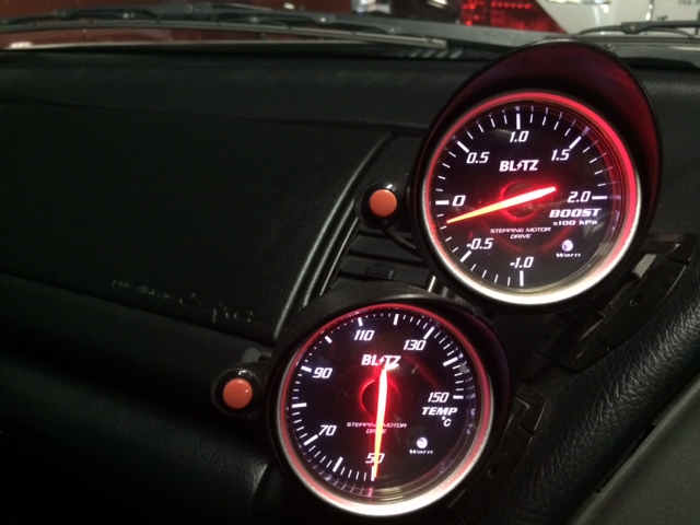 1999 Toyota Supra RZ-S 3L twin turbo gauges