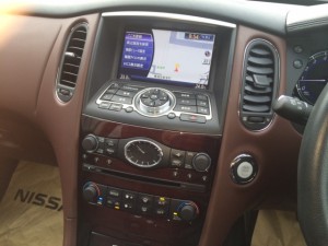 2013 Nissan Skyline Crossover 370GT Premium TV screen