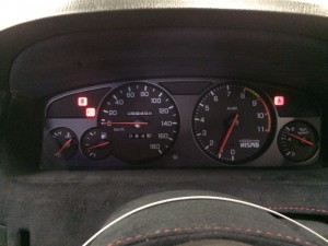 1995 Nissan Skyline R33 GTR VSpec instrument cluster