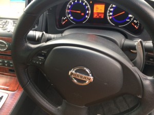 2010 Nissan Skyline V36 coupe steering wheel