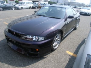 1997 R33 GTR midnight purple front