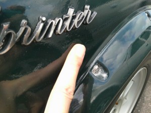 Sprinter Trueno TE27 coupe badge