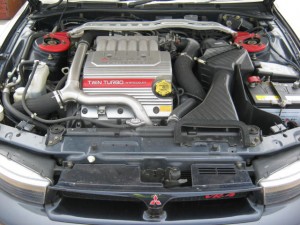 2002 Mitsubishi Galant VR-4 S turbo engine