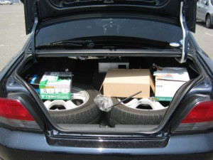 2002 Mitsubishi Galant VR-4 S turbo boot
