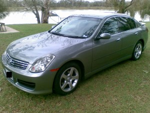 2003 Nissan Skyline V35 350GT-8 Premium sedan front