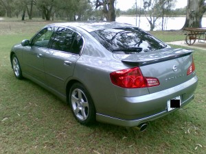 2003 Nissan Skyline V35 350GT-8 Premium sedan rear