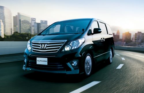 Toyota Alphard Welcab black