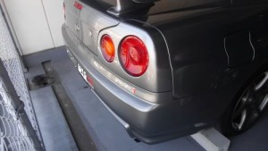 2000 Nissan Skyline R34 GTR V Spec 2 silver VSpec II badge