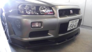 2000 Nissan Skyline R34 GTR V Spec 2 silver front 2