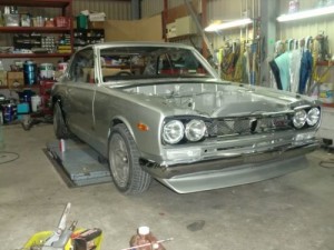 1972 Nissan Skyline KGC10 2000GT coupe GTR replica restoration
