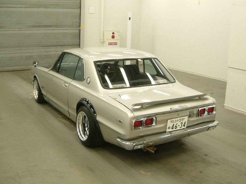 1972 Nissan Skyline KGC10 2000GT coupe GTR replica rear
