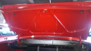 1971 Nissan Skyline KGC10 coupe GT-X boot lid underside