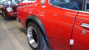 1971 Nissan Skyline KGC10 coupe GT-X right rear wheel