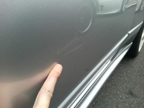 1992 Nissan Skyline R32 GTR silver door scratches