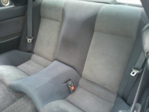 1992 Nissan Skyline R32 GTR silver rear seat