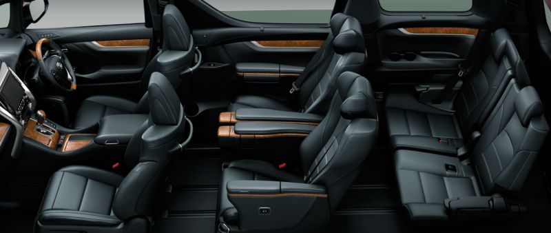 Toyota Alphard and Vellfire 30 Series Executive Lounge seat colour