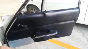 1968 Mazda Cosmo Sports L10A coupe driver door inner card