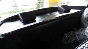1968 Mazda Cosmo Sports L10A coupe rear parcel shelf