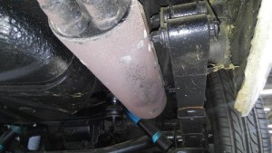 1968 Mazda Cosmo Sports L10A coupe underbody rear right