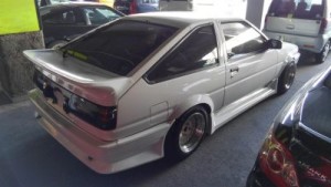 1987 Toyota Sprinter GT APEX Trueno rear