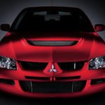 2004 Mitsubishi Lancer EVO 8 red front