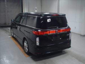2011 Nissan Elgrand Highway Star Premium 350 4WD black auction rear