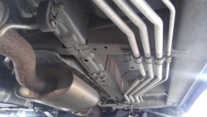 2011 Nissan Elgrand Highway Star Premium 350 4WD black underbody 3