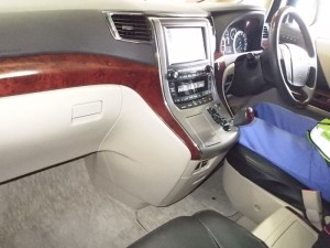 2011 Toyota Vellfire Welcab Sloper wheelchair disability vehicle 2.4V auction interior