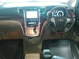 2011 Toyota Vellfire Welcab Sloper wheelchair disability vehicle 2.4V dash 2