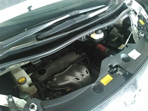 2011 Toyota Vellfire Welcab Sloper wheelchair disability vehicle 2.4V engine bay 2