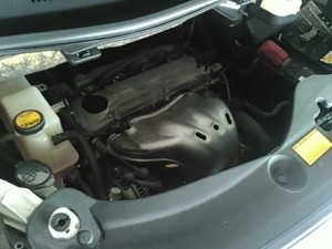 2011 Toyota Vellfire Welcab Sloper wheelchair disability vehicle 2.4V engine bay 3
