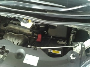 2011 Toyota Vellfire Welcab Sloper wheelchair disability vehicle 2.4V engine bay