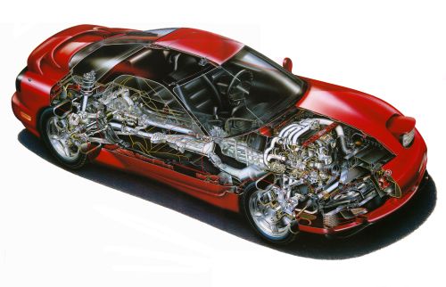 Mazda RX-7 Import cutaway