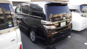2012 Toyota Vellfire Hybrid ZR rear 1
