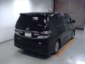 2012 Toyota Vellfire Hybrid ZR auction rear 2