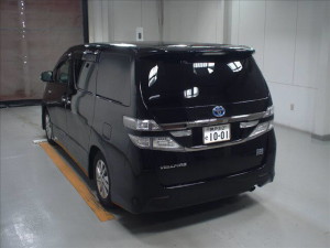 2012 Toyota Vellfire Hybrid ZR auction rear