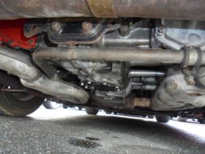 1981 Porsche 911 coupe underbody