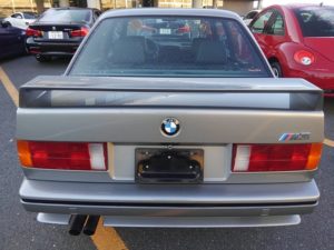 1987 BMW M3 E30 coupe rear
