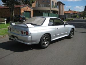 1993 R32 GTR silver right rear