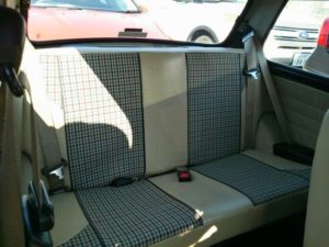 1999 Rover Mini Cooper rear seat
