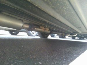 1999 Rover Mini Cooper underbody
